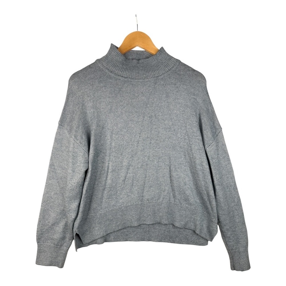 Ann Taylor‎ Cowl Neck Pullover Sweater size Medium Blue